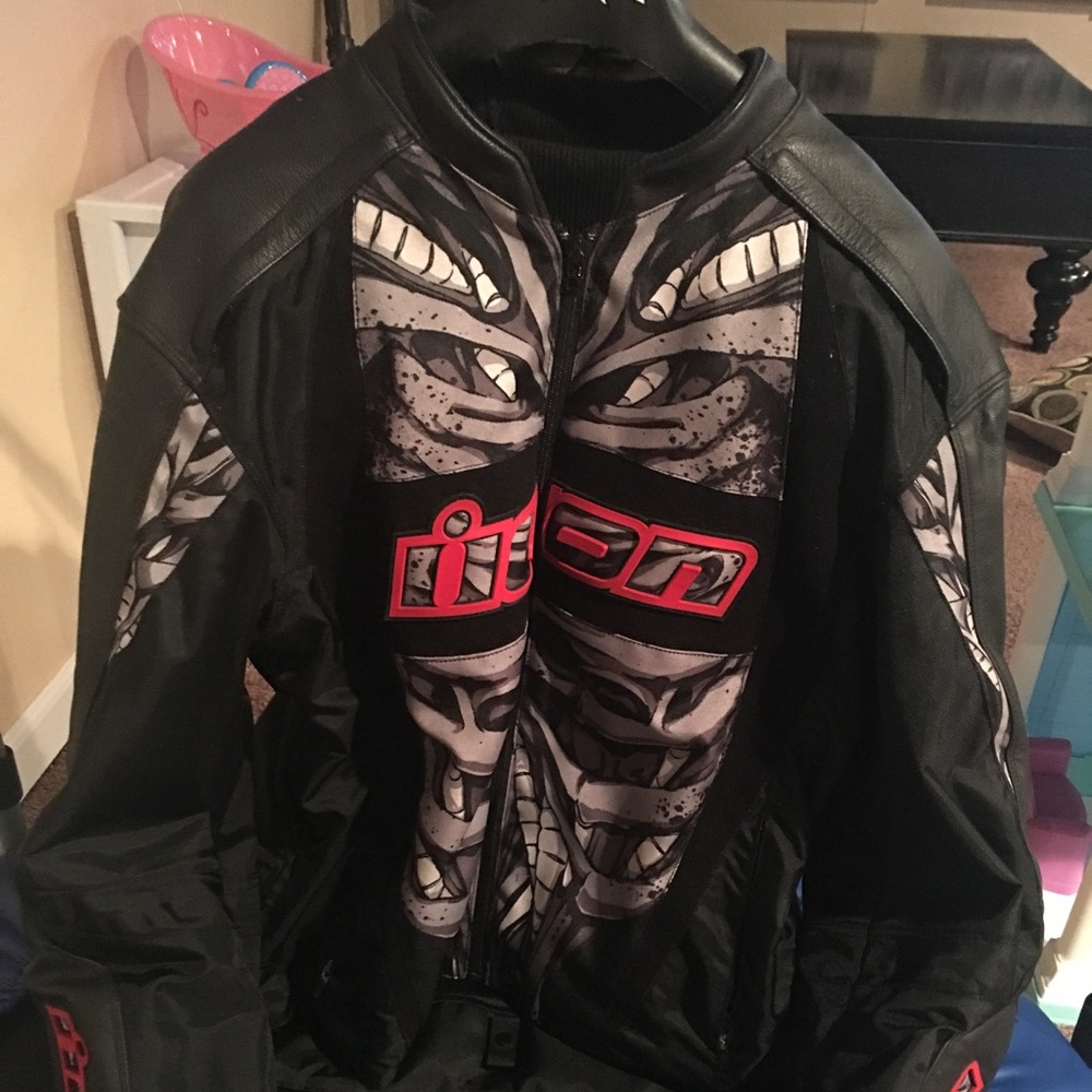 Mens icon motorcycle jacket